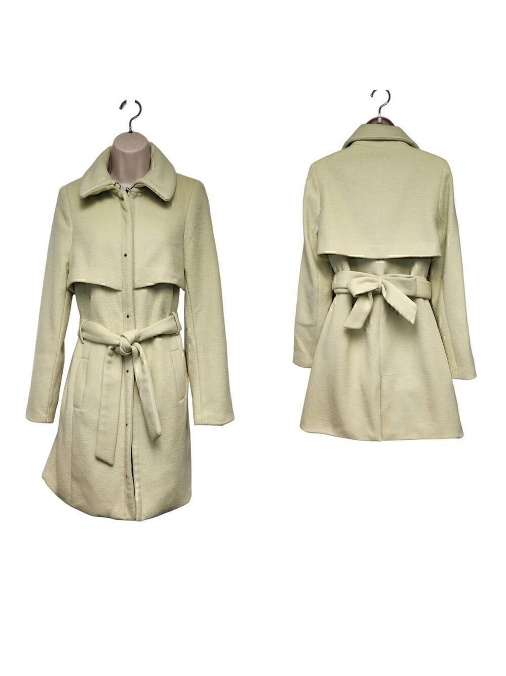 The Limited Lime Green Trench Coat Size Small